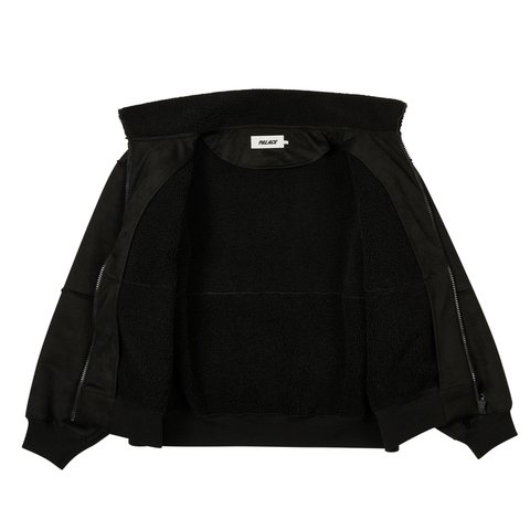 Palace SHERPA FAUX SUEDE FUNNEL BLACK - Colorway