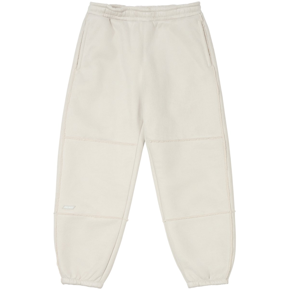 SHERPA FAUX SUEDE JOGGER SOFT WHITE