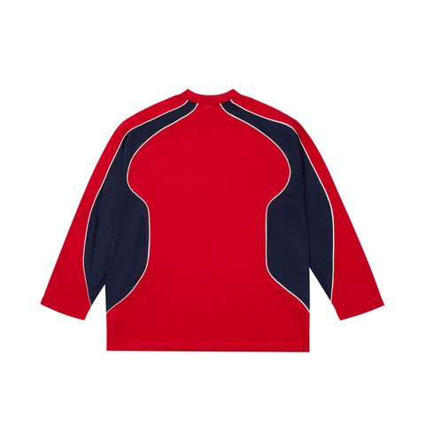 Palace SPORT MIT MESH TOP TOMATO RED - Colorway