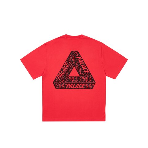 Palace TRI SLIP T-SHIRT TOMATO RED - Colorway