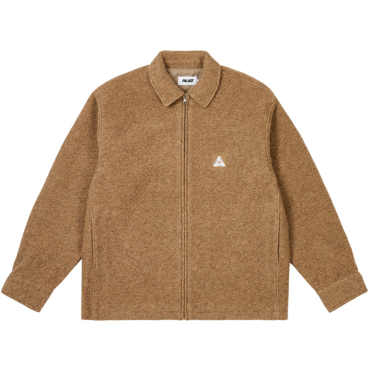 WOOLY ZIP JACKET BEIGE