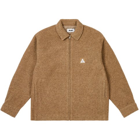 Palace WOOLY ZIP JACKET BEIGE - €208.00