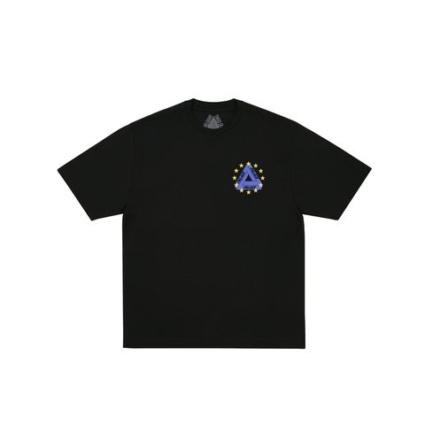 Palace EU TRI T-SHIRT BLACK - Colorway