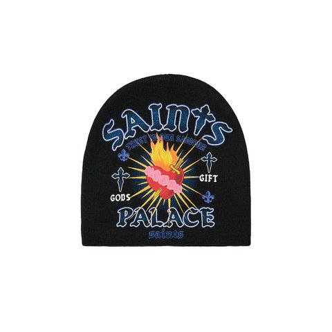 Palace GODS GIFT NEIN CUFF BEANIE BLACK - Colorway
