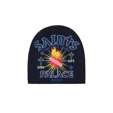 Palace GODS GIFT NEIN CUFF BEANIE NAVY - Colorway
