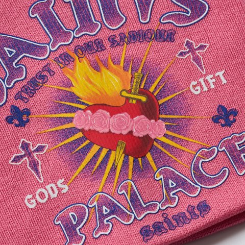 Palace GODS GIFT NEIN CUFF BEANIE PINK - Colorway