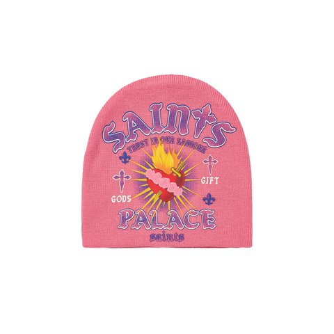 Palace GODS GIFT NEIN CUFF BEANIE PINK - Colorway