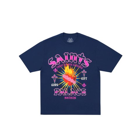 Palace GODS GIFT T-SHIRT NAVY - Colorway