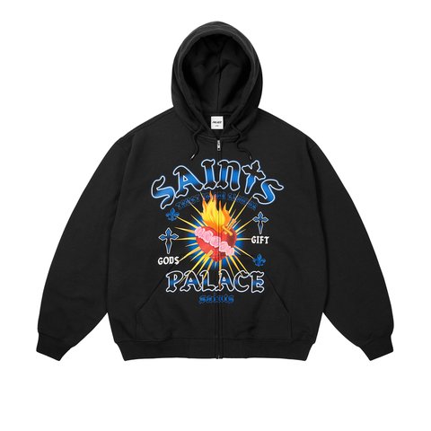 Palace GODS GIFT ZIP HOOD BLACK - Colorway