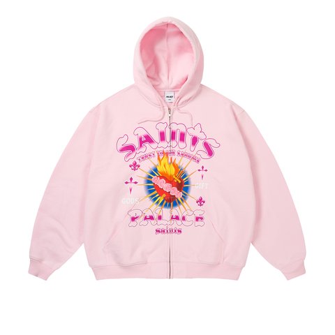 Palace GODS GIFT ZIP HOOD LUSH FLUSH - Colorway
