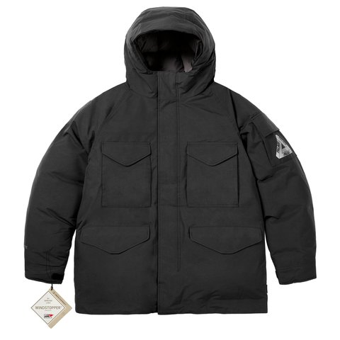 Palace GORE-TEX WINDSTOPPER DOWN PARKA BLACK - Colorway