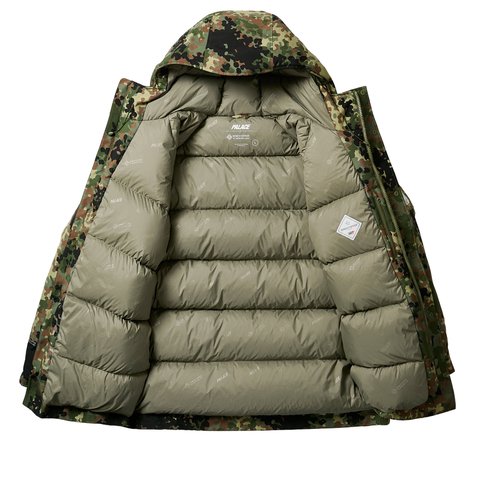 Palace GORE-TEX WINDSTOPPER DOWN PARKA FLECKTARN CAMO - Colorway