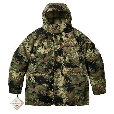 Palace GORE-TEX WINDSTOPPER DOWN PARKA FLECKTARN CAMO - Colorway