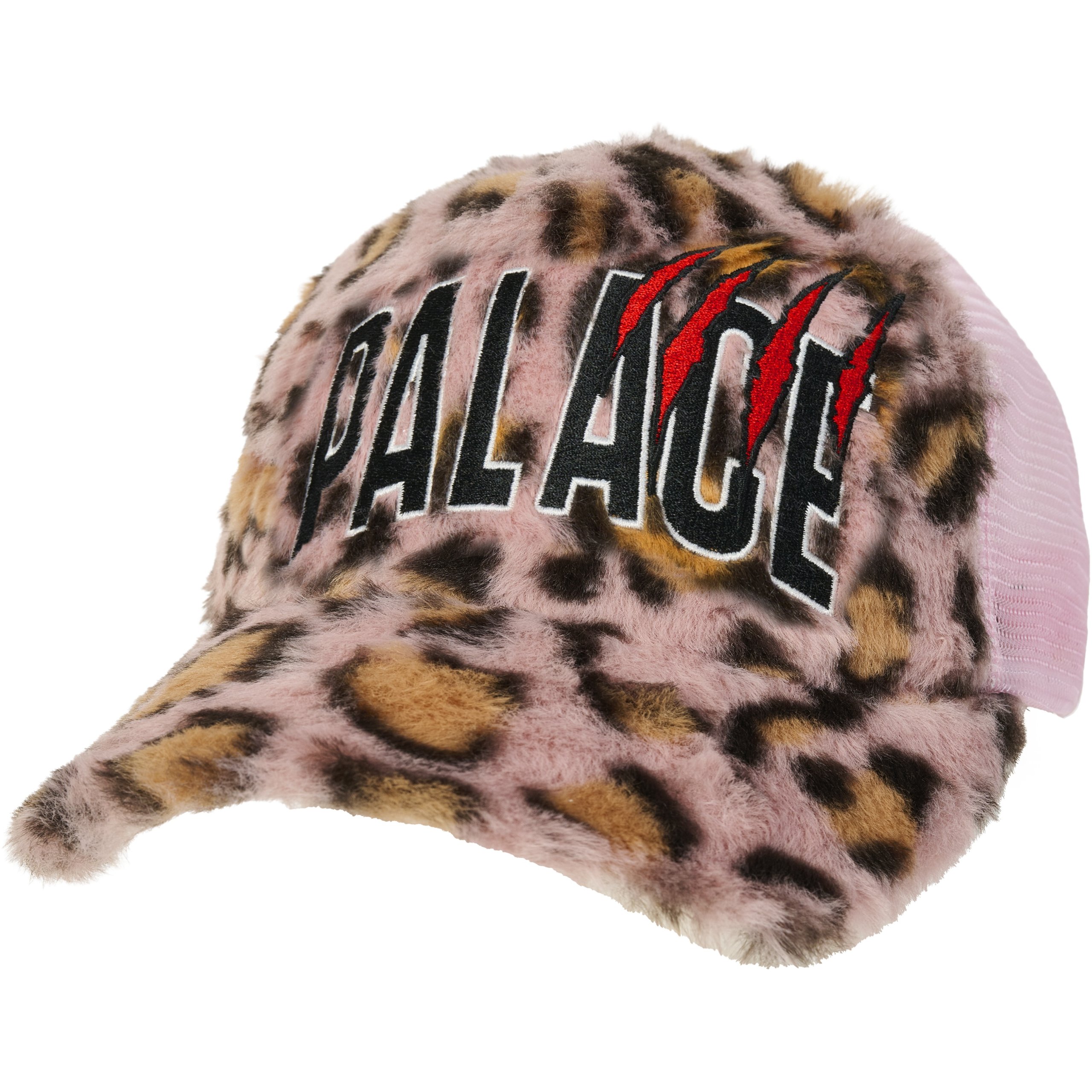 CLAW FURRY TRUCKER LEOPARD PINK