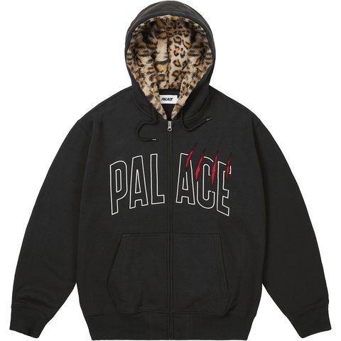 Palace CLAW ZIP HOOD BLACK - $198.00