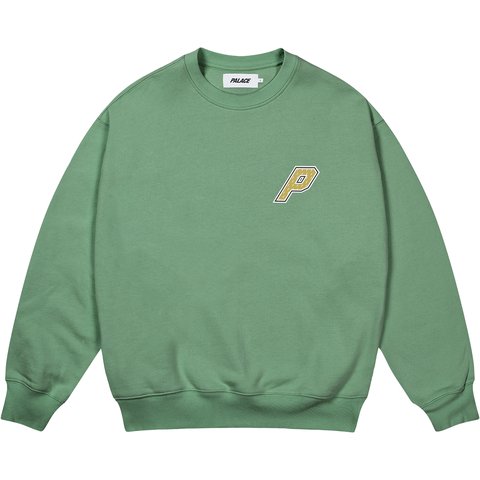 Palace COLLEGIATE P3 CREW RACEY GREEN