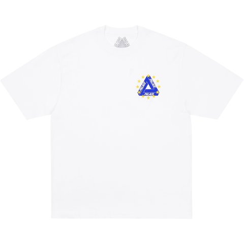 Palace EU TRI T-SHIRT WHITE - $48.00