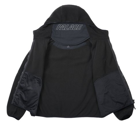 Palace GETTING HIGHER THERMA FLEECE JACKET BLACK - Colorway