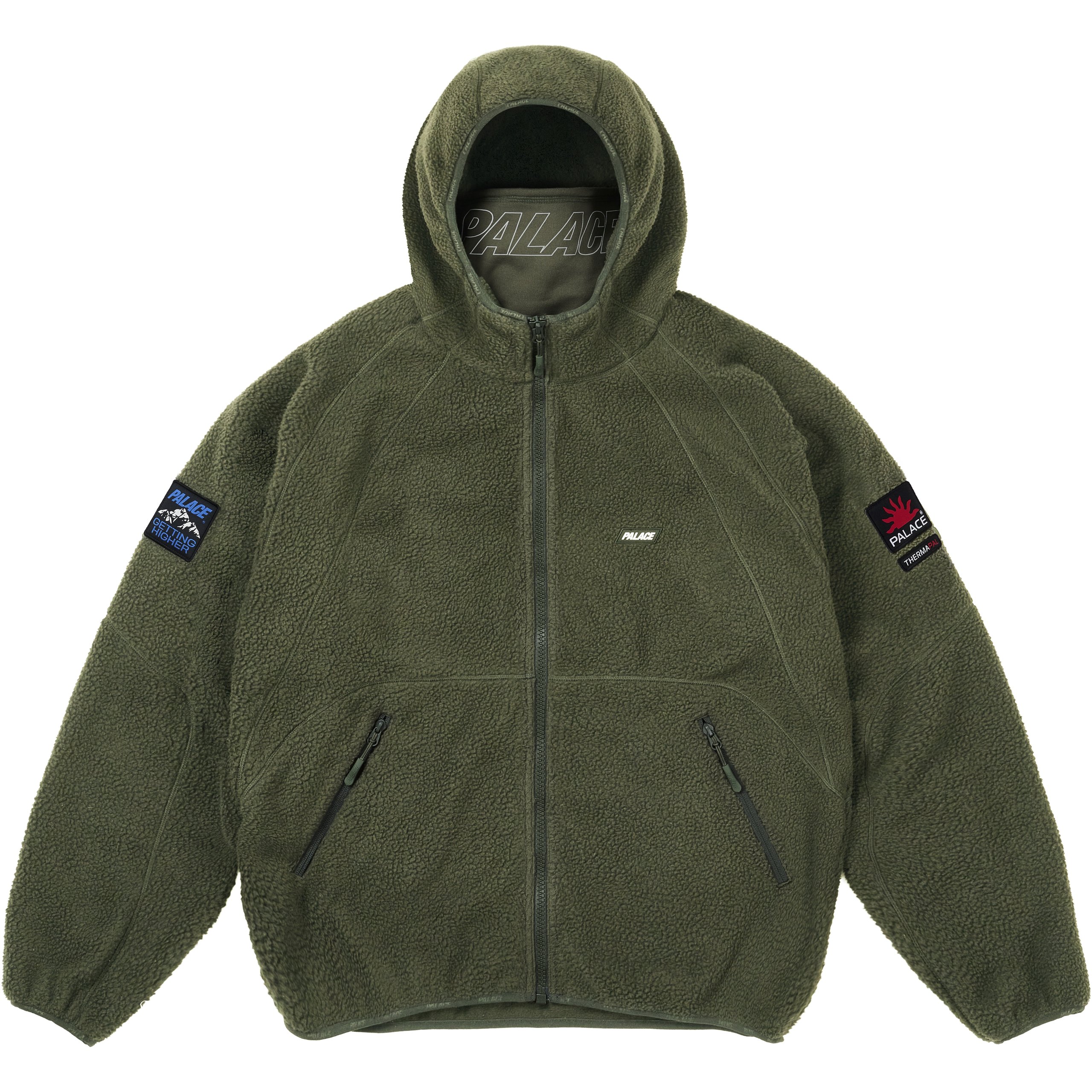 GETTING HIGHER THERMA FLEECE JACKET DEEP GREEN