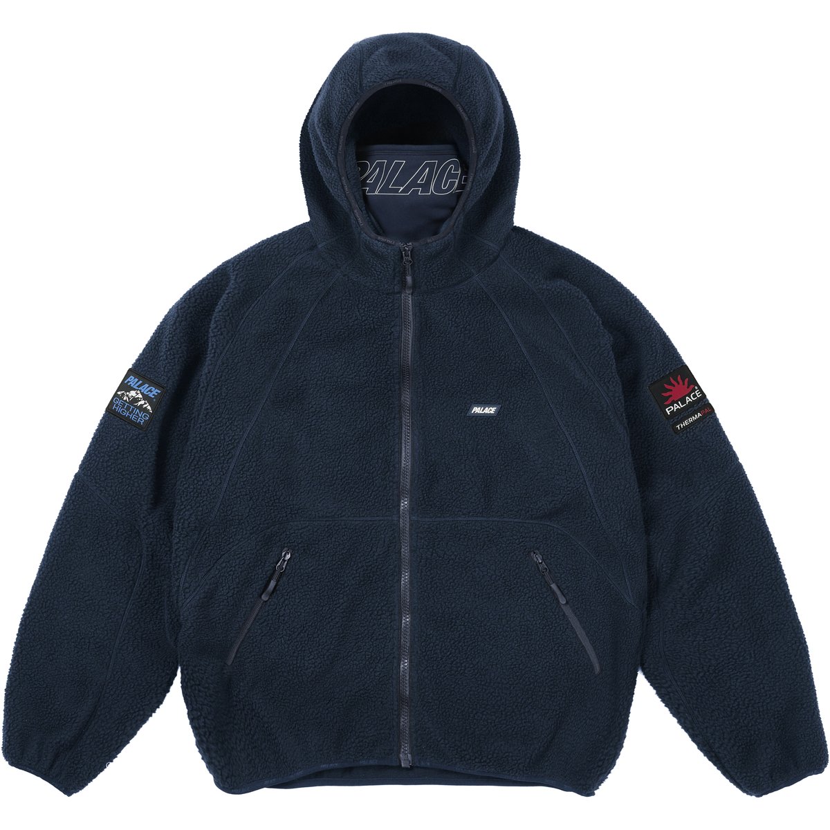 Palace GETTING HIGHER THERMA FLEECE JACKET NAVY (Holiday 2025) - $268.00
