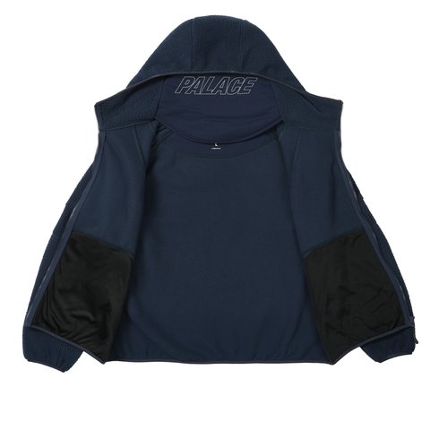Palace GETTING HIGHER THERMA FLEECE JACKET NAVY - Colorway