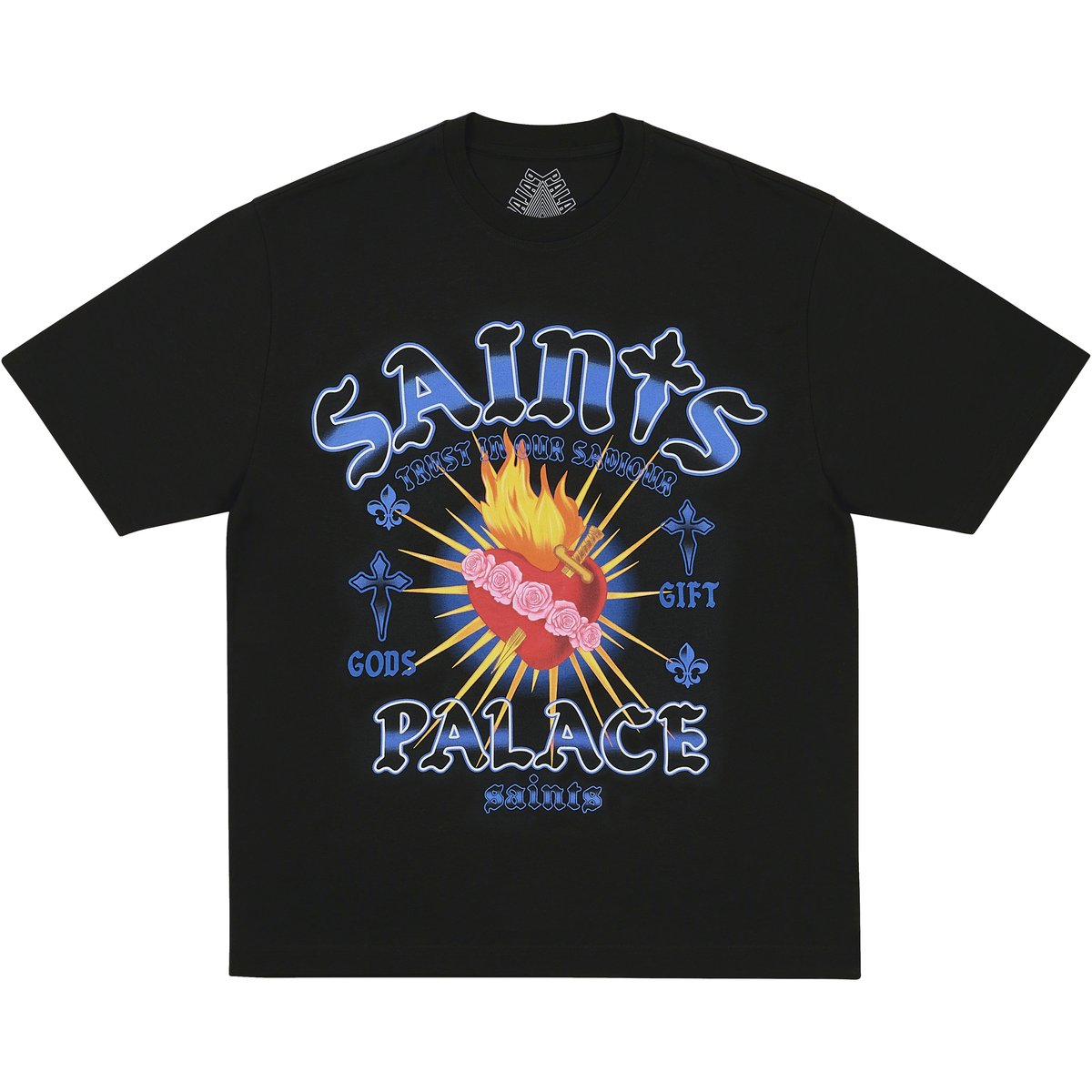 Palace GODS GIFT T-SHIRT BLACK (Holiday 2025) - $48.00