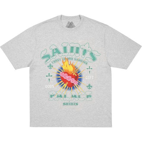 Palace GODS GIFT T-SHIRT GREY MARL - $48.00
