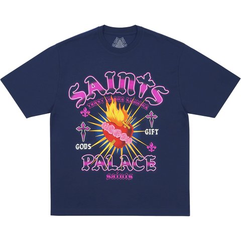 Palace GODS GIFT T-SHIRT NAVY - $48.00