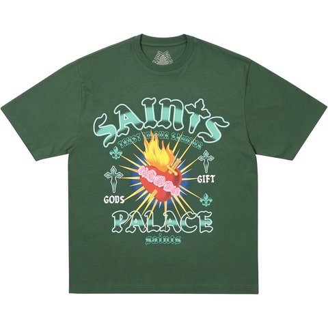 Palace GODS GIFT T-SHIRT RACEY GREEN - $48.00