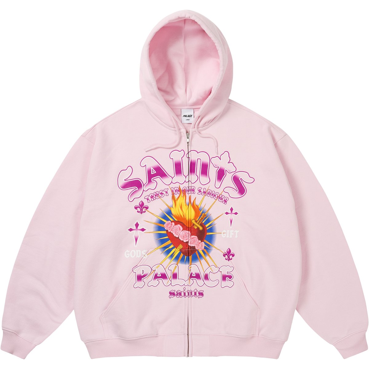 Palace GODS GIFT ZIP HOOD LUSH FLUSH (Holiday 2025) - $178.00