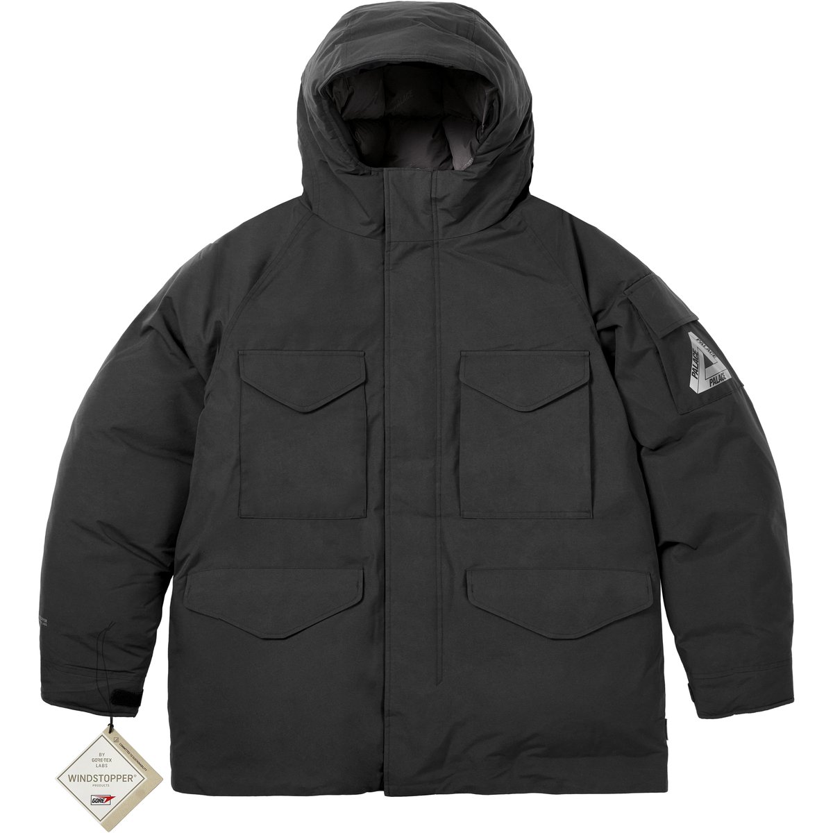 Palace GORE-TEX WINDSTOPPER DOWN PARKA BLACK (Holiday 2025) - $708.00