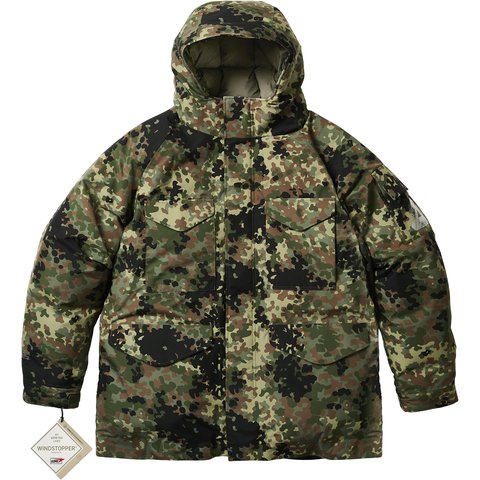 Palace GORE-TEX WINDSTOPPER DOWN PARKA FLECKTARN CAMO - $708.00
