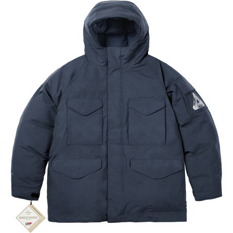 Palace GORE-TEX WINDSTOPPER DOWN PARKA NAVY - $708.00