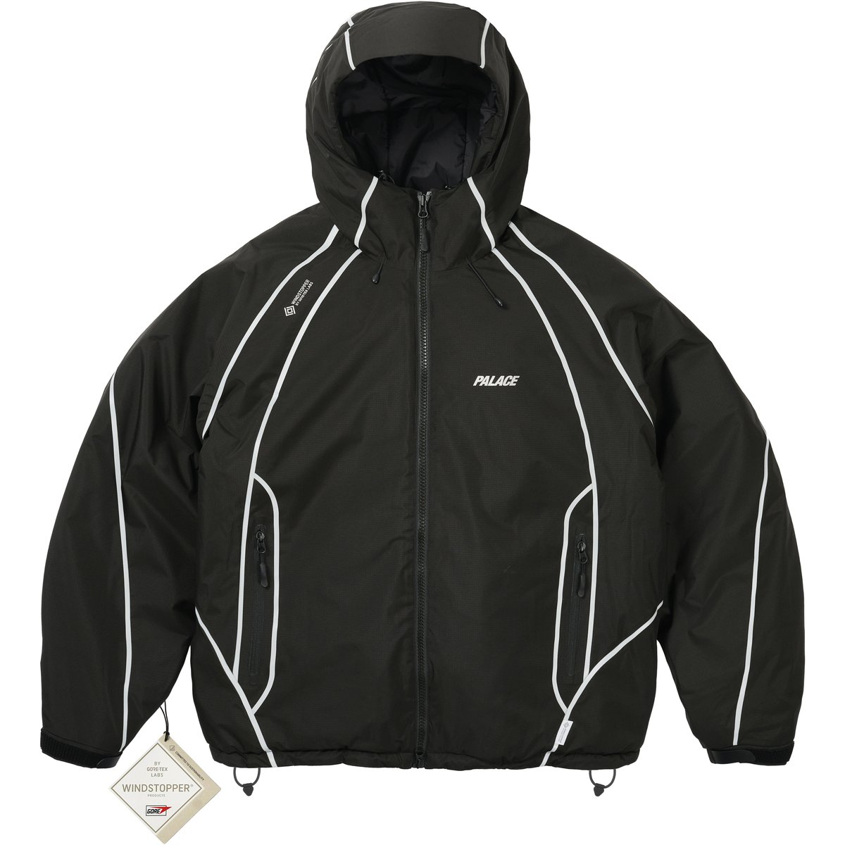 Palace GORE-TEX WINDSTOPPER ILLUMINATOR JACKET BLACK (Holiday 2025) - €398.00