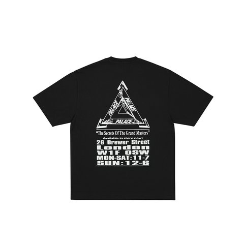 Palace GRAND MASTER T-SHIRT BLACK - Colorway