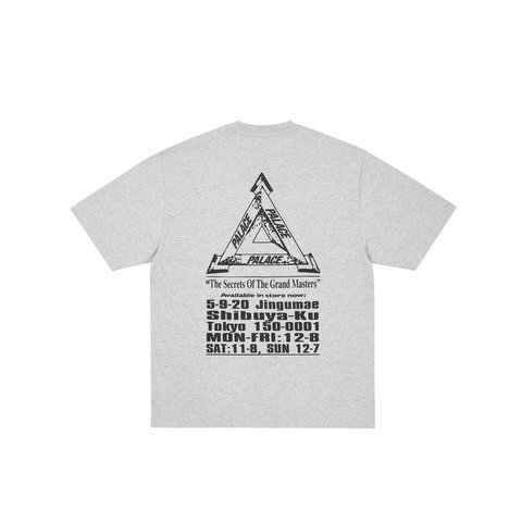 Palace GRAND MASTER T-SHIRT GREY MARL - Colorway