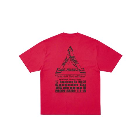 Palace GRAND MASTER T-SHIRT TRUEST RED - Colorway