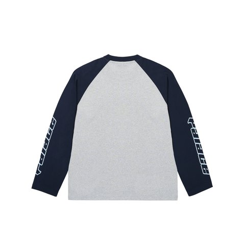 Palace KAWAII RAGLAN LONGSLEEVE GREY MARL - Colorway