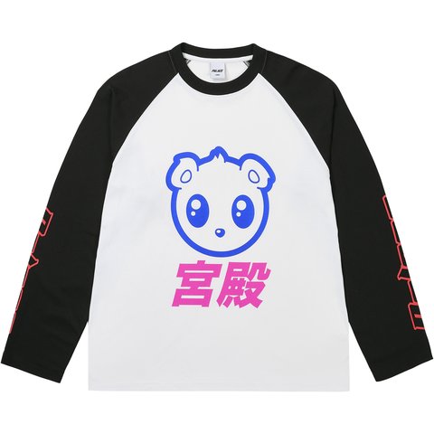 Palace KAWAII RAGLAN LONGSLEEVE WHITE