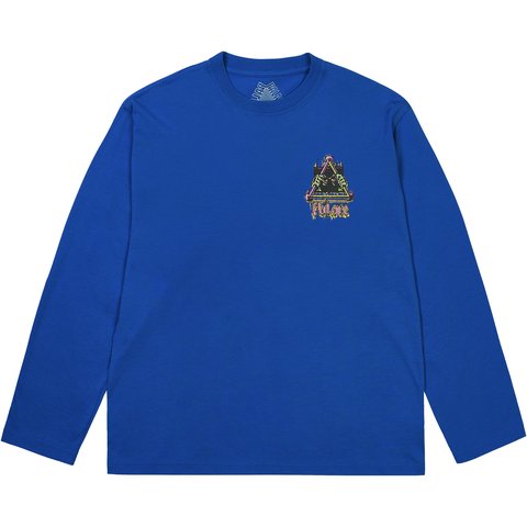 Palace LOCK IN LONGSLEEVE BLUE BERRY - $58.00