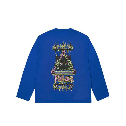 Palace LOCK IN LONGSLEEVE BLUE BERRY - Colorway