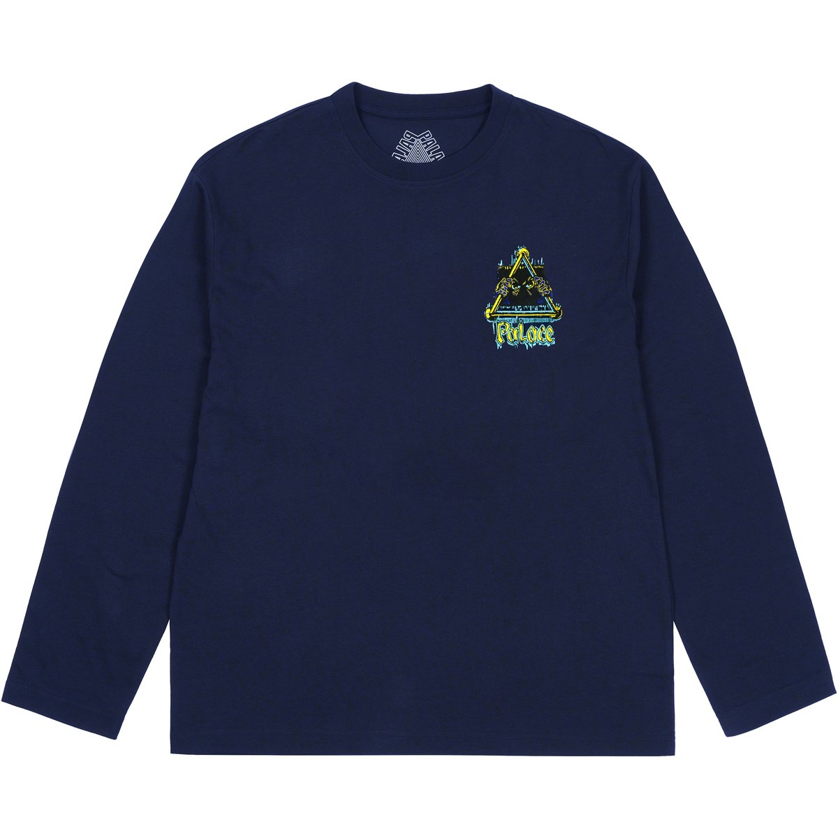 Palace LOCK IN LONGSLEEVE NAVY (Holiday 2025) - $58.00