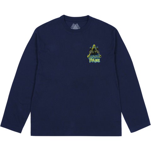 Palace LOCK IN LONGSLEEVE NAVY - $58.00