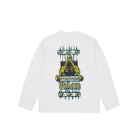 Palace LOCK IN LONGSLEEVE WHITE - Colorway