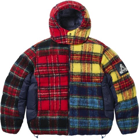 Palace MOHAIR WOOL PUFFA JACKET PATCHWORK