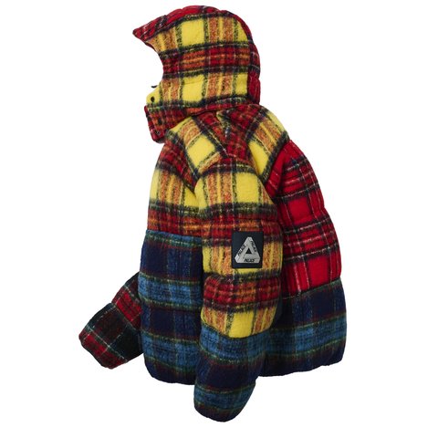 Palace MOHAIR WOOL PUFFA JACKET PATCHWORK - Colorway