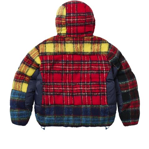 Palace MOHAIR WOOL PUFFA JACKET PATCHWORK - Colorway