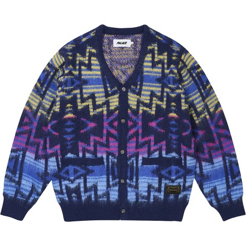Palace NAVAJO KNIT CARDIGAN BLUE