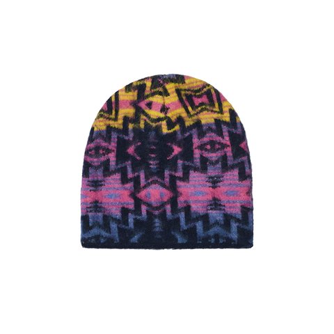 Palace OLDE ENGLISH FURRY NEIN CUFF BEANIE NAVAJO BLUE - Colorway