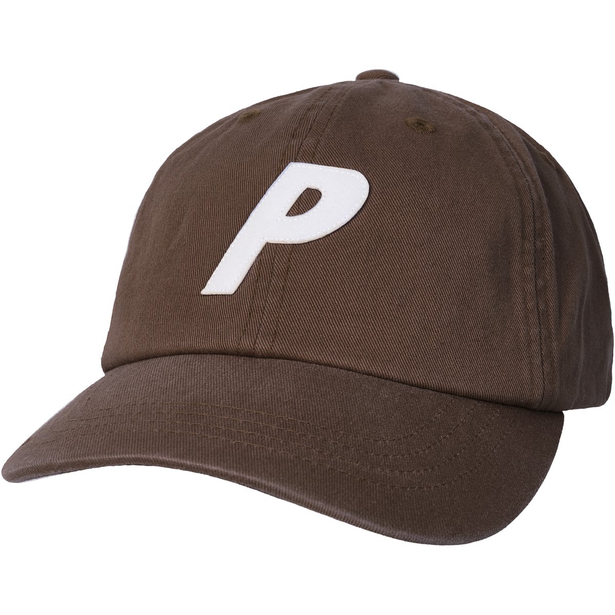 Palace P 6-PANEL BROWN (Holiday 2025) - $48.00